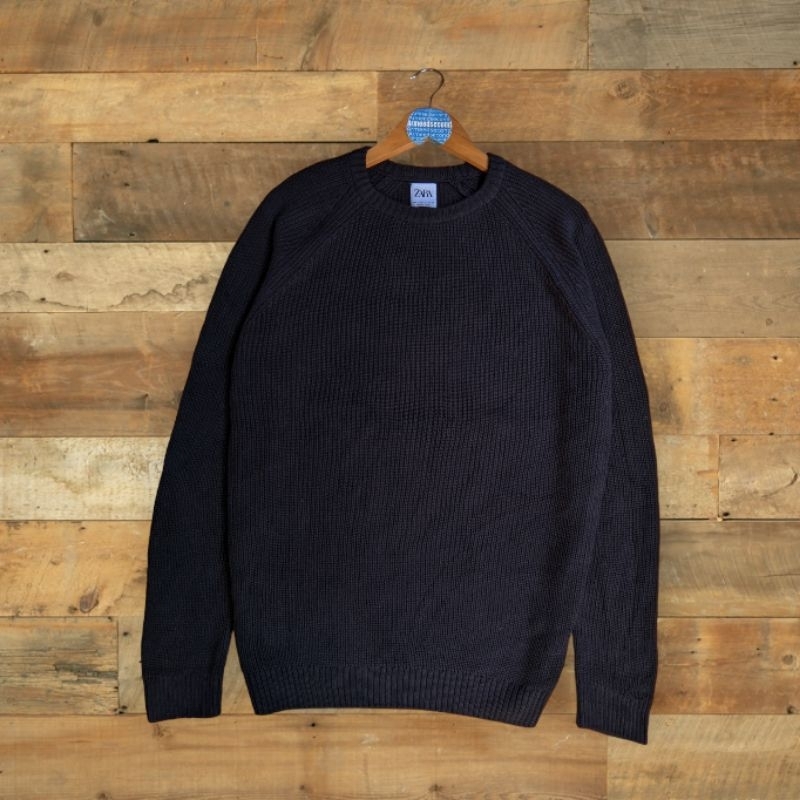 SWEATER RAJUT ZARA KNITWEAR PRIA WANITA VINTAGE SWEATER SCOND