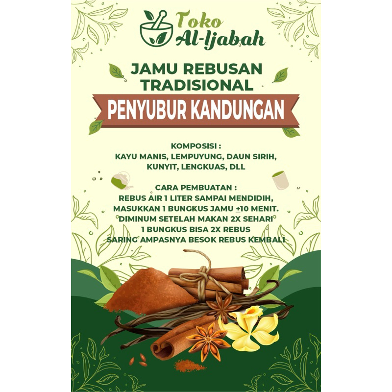 

Jamu Rebus / Godok Penyubur k4ndung4n / H4id Tidak teratur