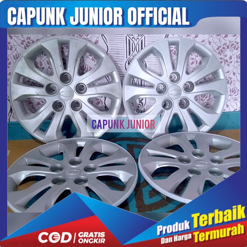 Wildop / Wheel Cover / Tutup Velg Ring 15 R15 KIA Cherato Fiber Premium COD NEW