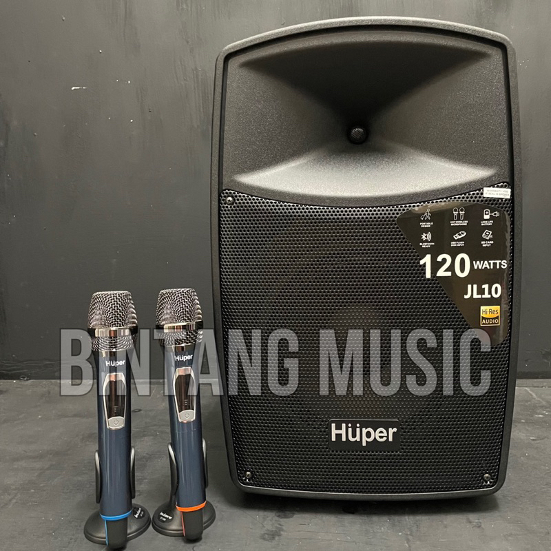 Speaker portable HUPER JL10 Original 10 inch portable huper jl 10