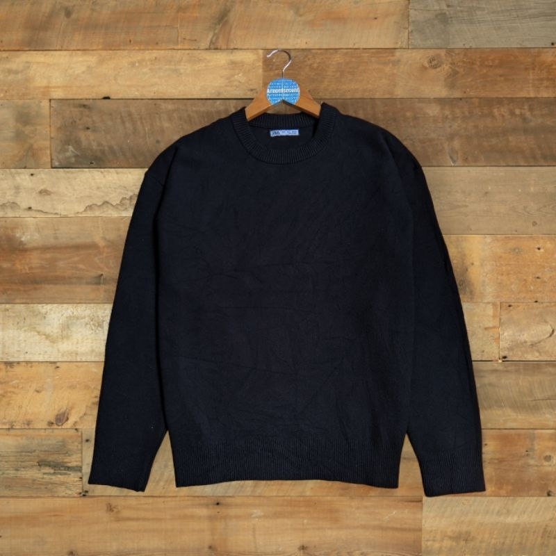 SWEATER RAJUT ZARA KNITWEAR PRIA WANITA VINTAGE SWEATER SCOND