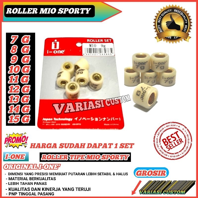 ROLLER ROLLER LOLER RACING ( M ) MIO SPORTY J Motor Yamaha Smile Soul Fino Xride 115 6 7 8 9 10 11 G