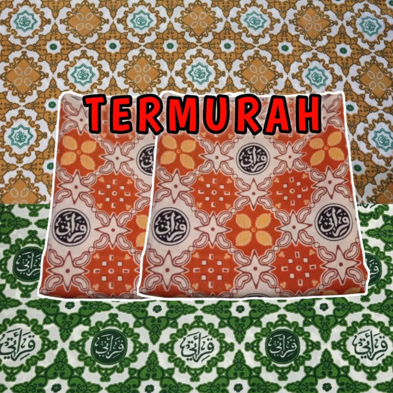Bahan Kain Batik Qiroati Oren, Hijau, Terbaru  seragam batik sekolah TPQ Batik TPQ Qiroati bahan Bat