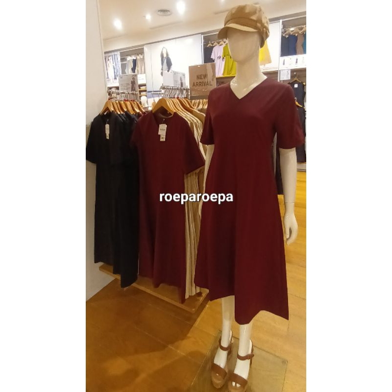 Ultra Stretch AIRism Dress Uniqlo | Half Sleeve