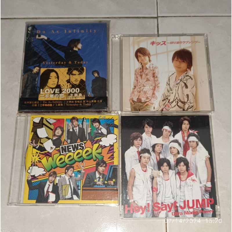 cd single Japan DO AS INFINITY-YESTERDAY & TODAY / TEGOMASU KISSU-KAERIMICHI NO / NEWS-Weeeek / HEY 