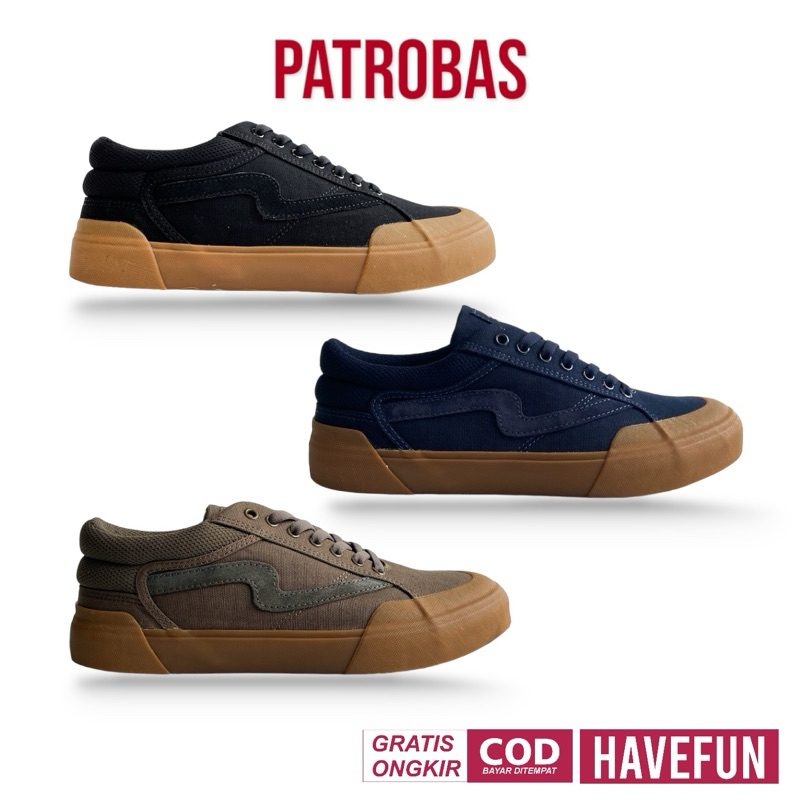 Patrobas Cloud Low Gum Series Black / Olive / Navy Original