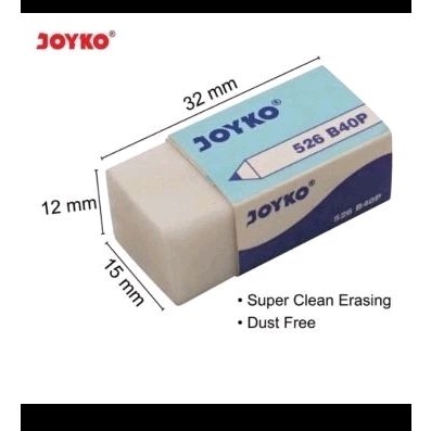 

Penghapus joyko stip B40 ukuran kecil