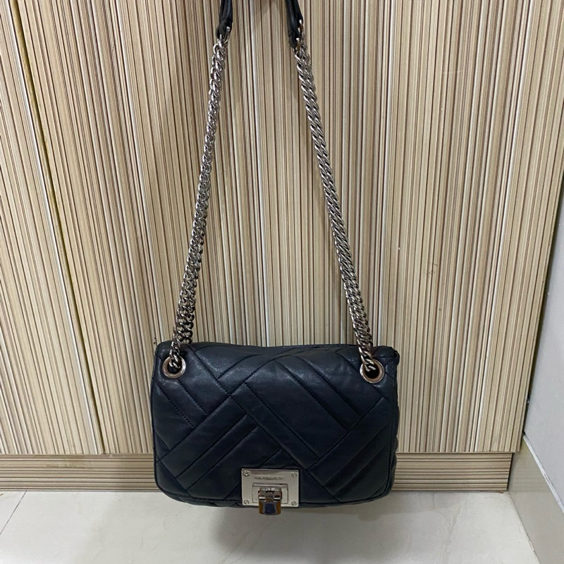 Tas wanita michaelkors/tas wanita hitam/tas selempang/tas hitam/tas rantai