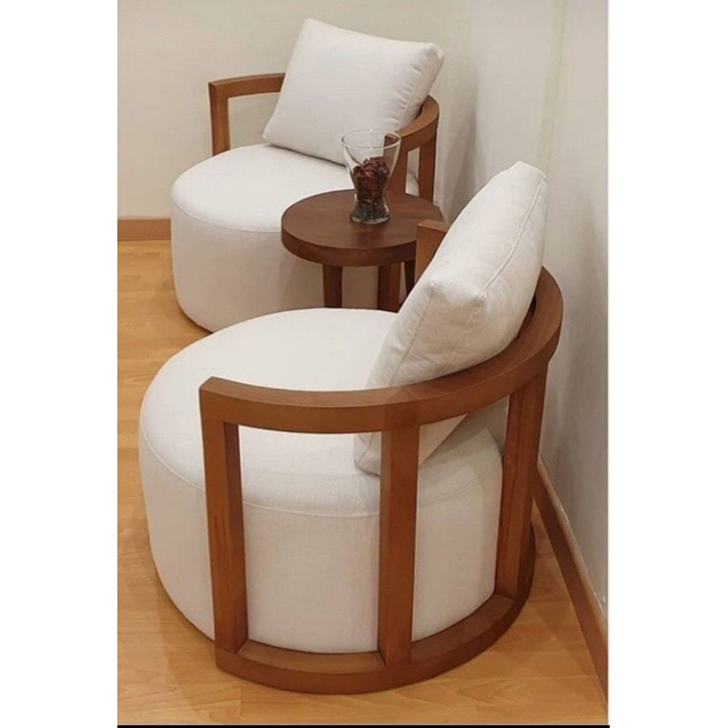 Set Sofa Santai / Set Sofa Tamu Jati Minimalis Modern