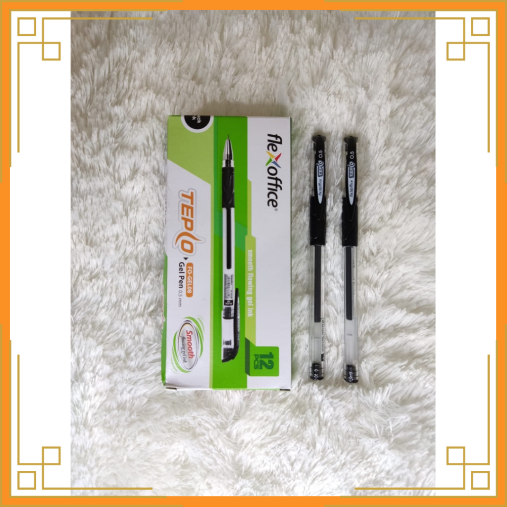 

FLEXOFFICE Pena gel hitam Teplo FO-GEL08 (pcs)
