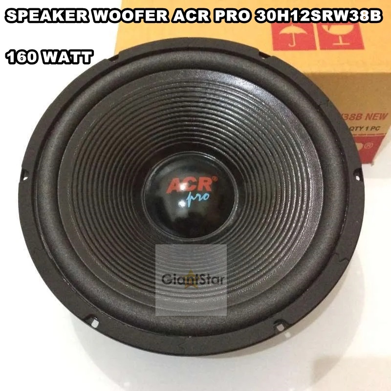 SPEAKER 12 inch ACR PRO 30H12SRW38B WOOFER 12in 12inch 160 Watt ORIGINAL