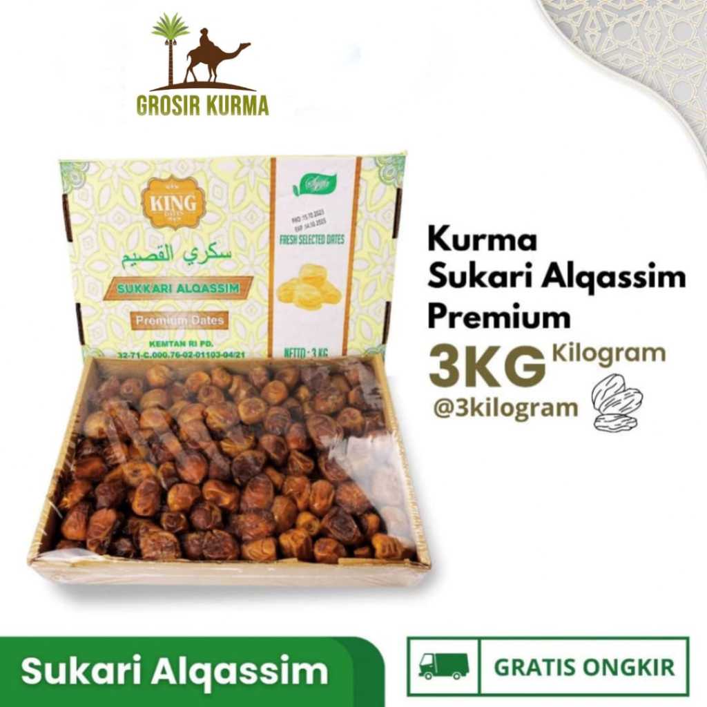 

Kurma Sukari Al Qosim King Dates Sukkari Super Premium Exclusive Packing Sukkary Basah Al Qassim