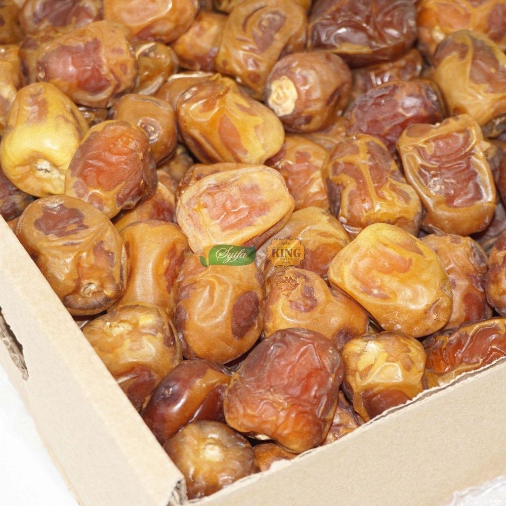 

RB Kurma Sukari Al Qosim King Dates Sukkari Super Premium Exclusive Packing Sukkary Basah Al Qassim