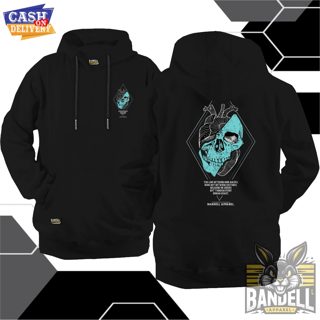 BNDL Hoodie premium pria bahan tebal fleece Jaket Hoodie 100% original lokal branded Hoodie unisex