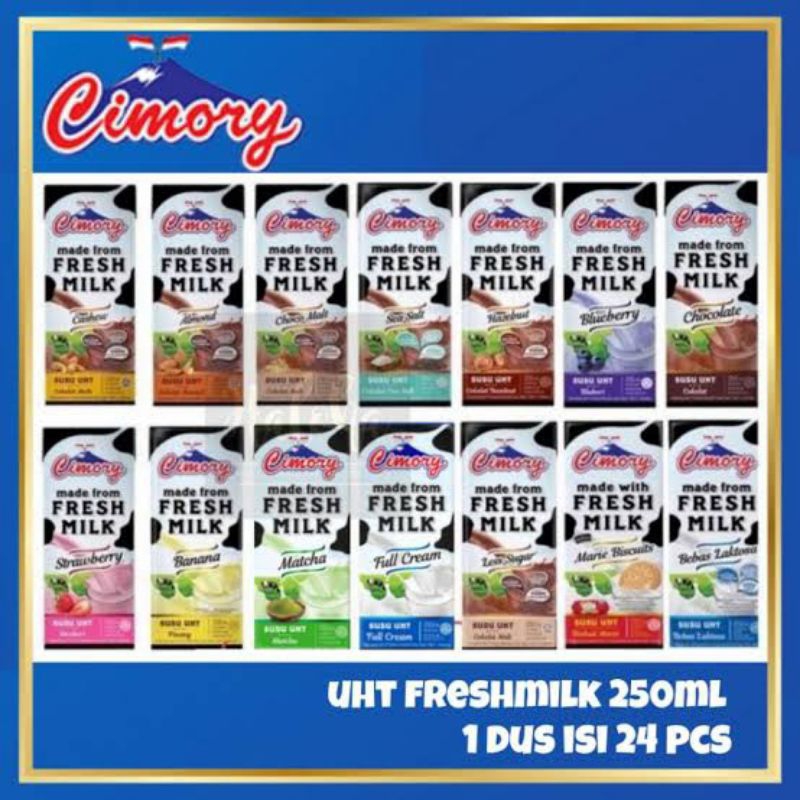 

Cimory Fresh Milk Susu UHT 250ml