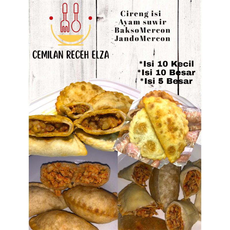 

Cemilan Receh Elza - Cireng Isi Ayam Suwir Isi 10 Jumbo