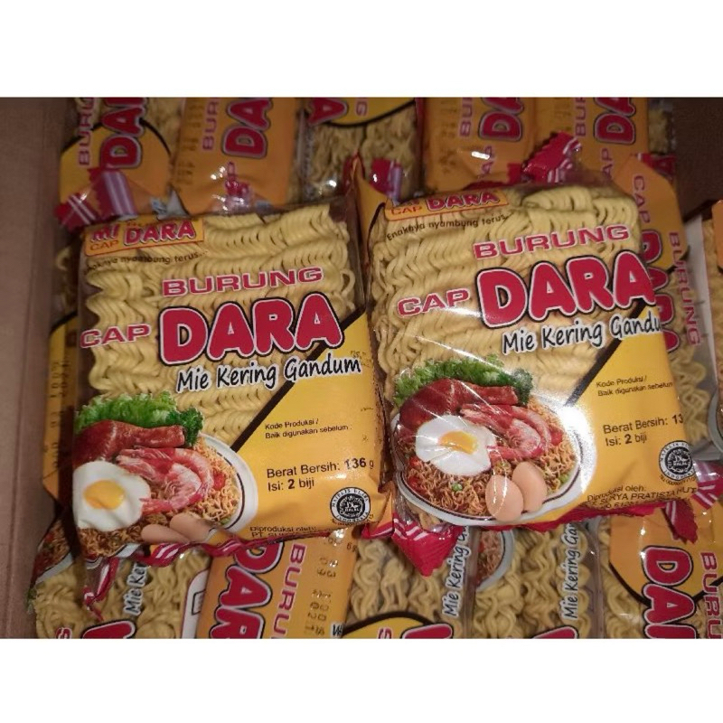 

[ 5 Pcs ] Mie Burung Dara 136 Gram