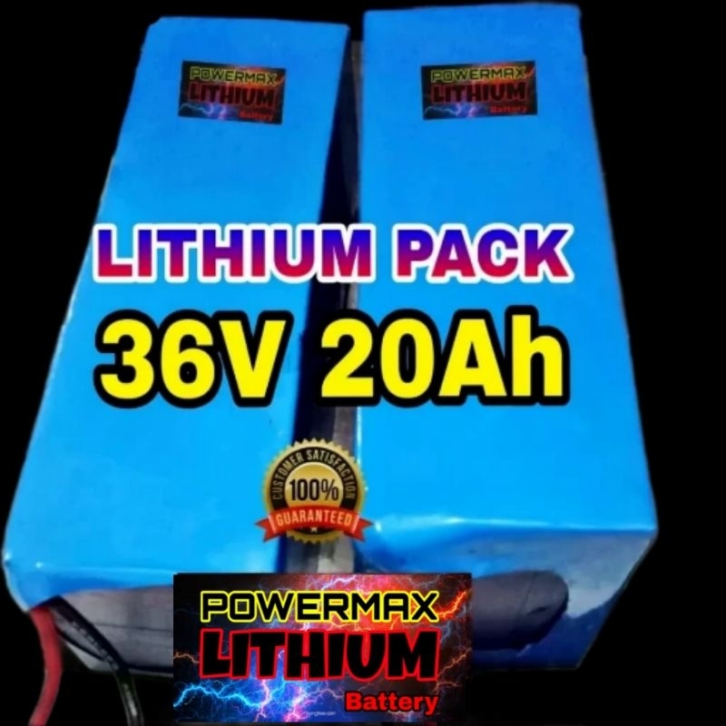 Baterai Lithium Pack 36V 20Ah lkp BMS buat Sepeda Listrik Mr Jackie Selis dll Aki Litium  36 Volt 18