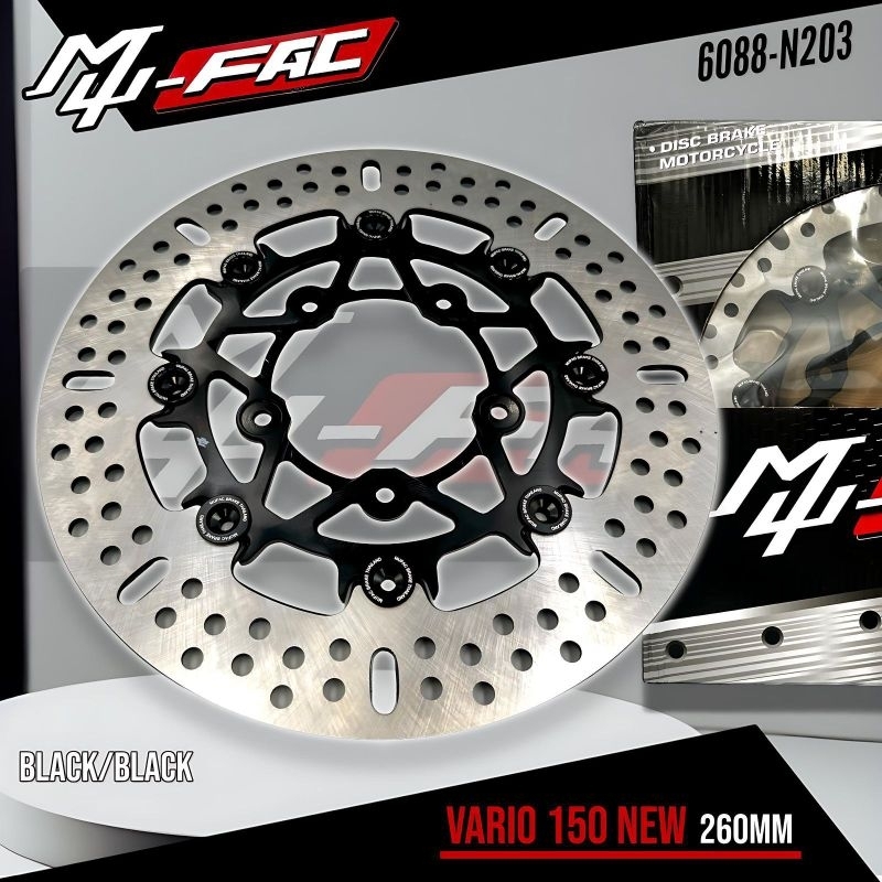 piringan cakram depan floating 260mm vario 150 vario 125 new disc depan floating bulat 260mm vario 1