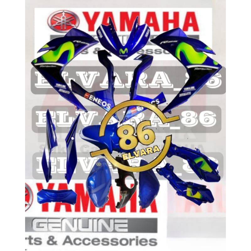 Cover body halus Yamaha R25 Movistar 2017 Original