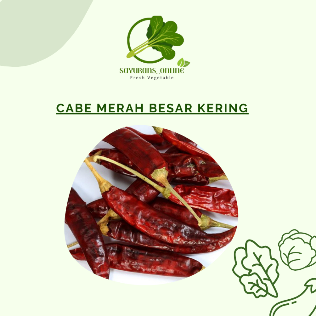 cabe merah kering // lombok besar kering 100gr