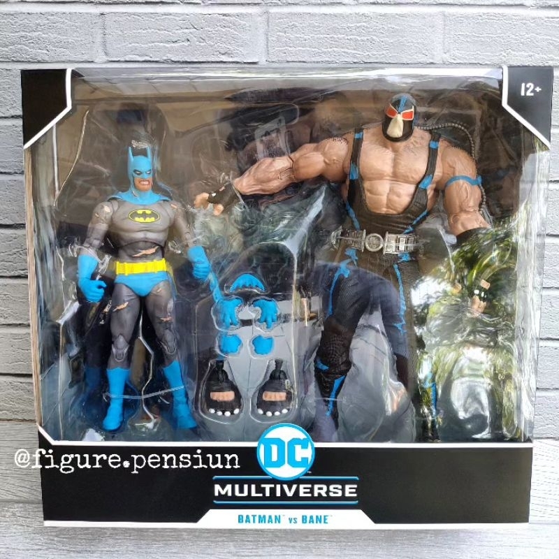 DC MULTIVERSE MCFARLANE BATMAN VS BANE KNIGHTFALL 2 PACK ACTION FIGURE