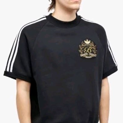 ADIDAS X BLONDEY MCCOY 3 - STRIPES TSHIRT BLACK/WHITE