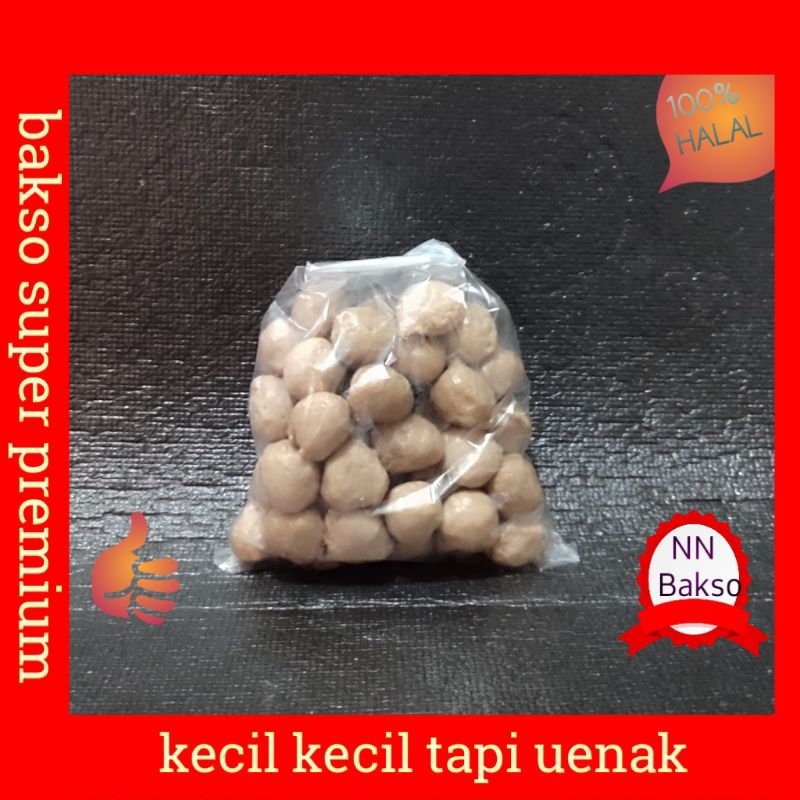 

Bakso Sapi Kecil Polos Super Premium isi 50 butir.