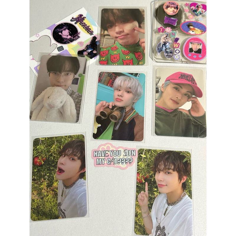 [READY STOCK] PC Jungwoo Doyoung Sticker Haechan QR Fact Check Jungwoo PB AYYO ver. A Jungwoo TC AYY