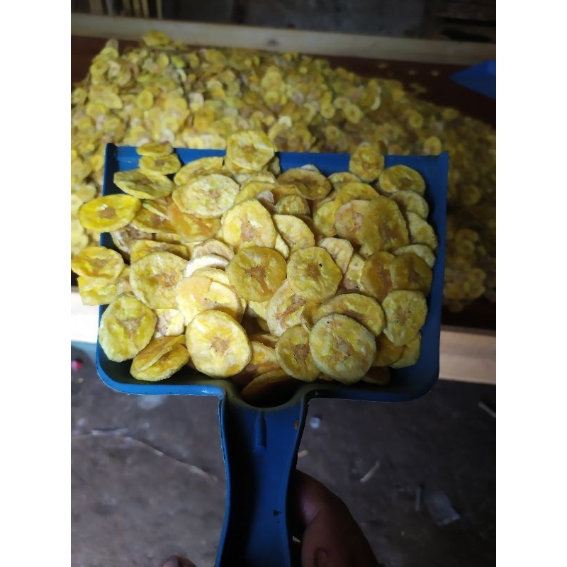 keripik pisang tawar  kemasan 1 kg