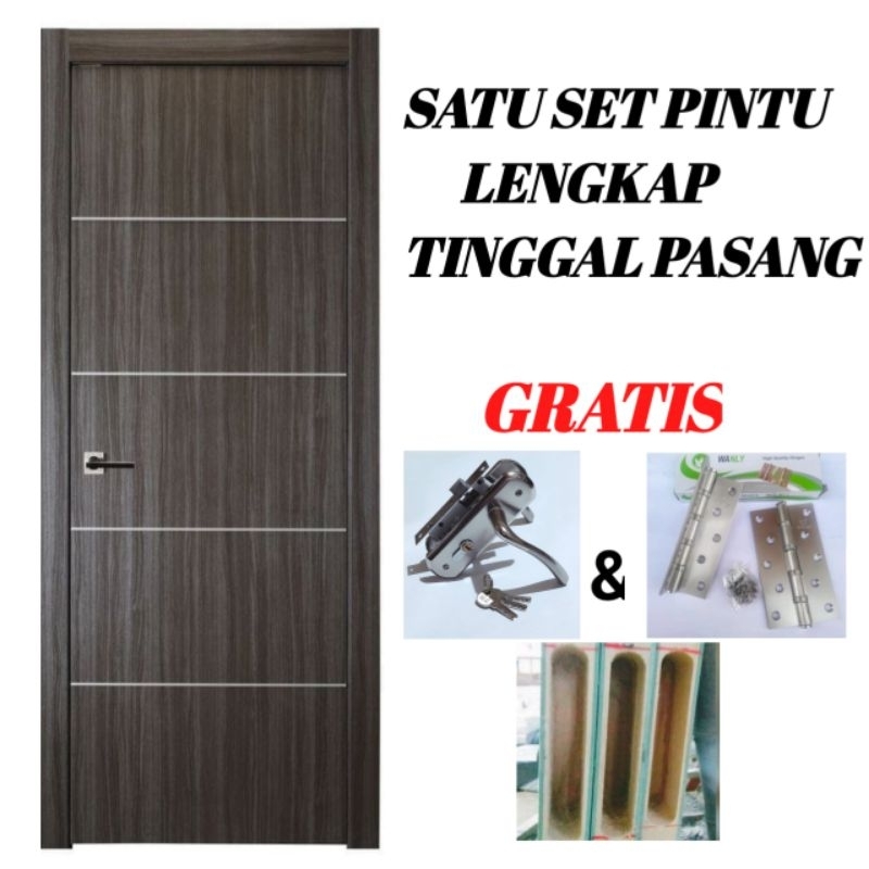 pintu minimalis handle kunci engsel | pintu kamar | pintu rumah | pintu minimalis