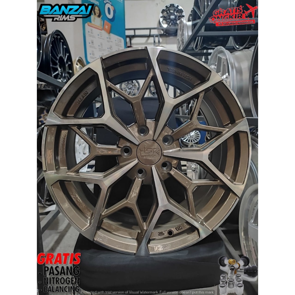 Velg Racing Hsr Original Type Myth01 Ring 18 Cocok Untuk Innova Zenix Alphard Voxcy Camry Civic R 18