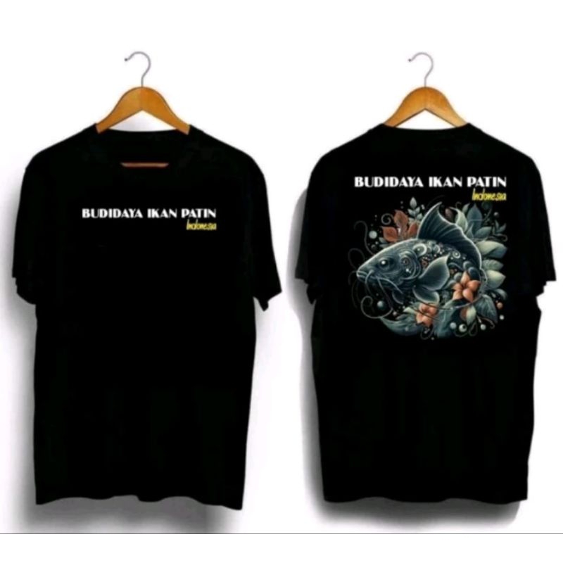 KAOS BUDIDAYA IKAN PATIN INDONESIA SABLON DTF