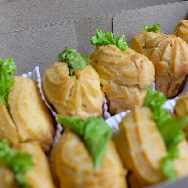 Soes Salad - Soes Isi Salad Sayur Segar