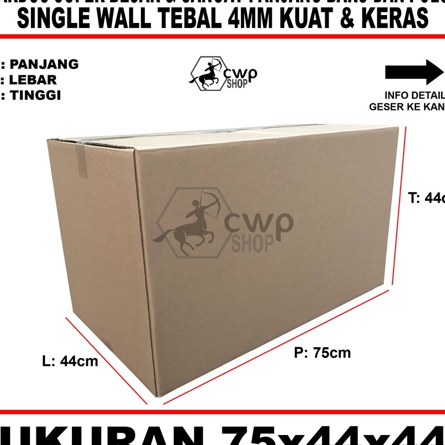 

KF7 Kardus Box Karton Besar Polos Uk 75x44x44cm