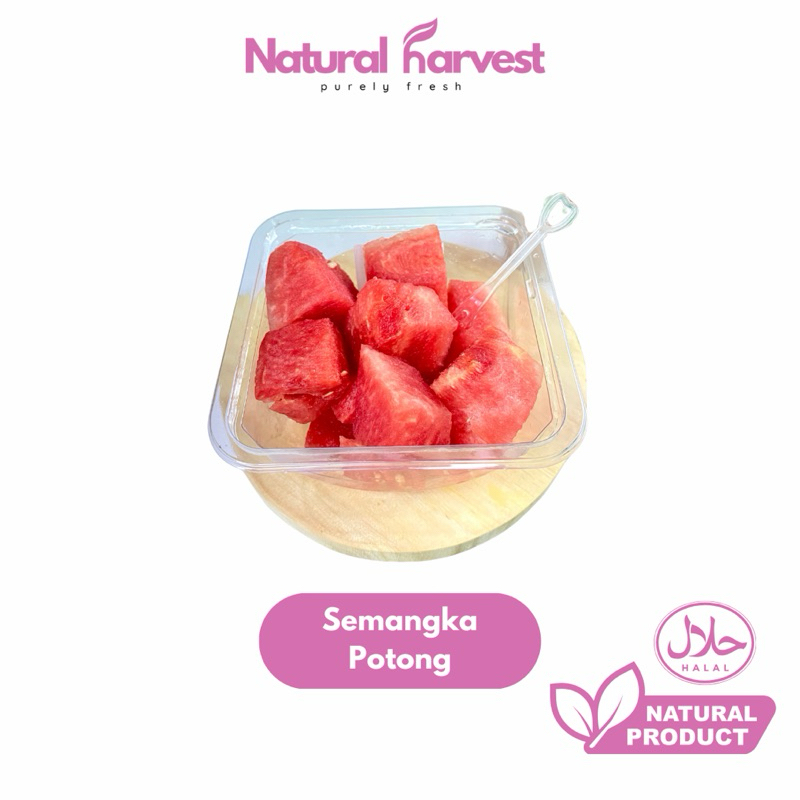 

Buah Semangka Merah Potong Fresh 300gr | NaturalHarvest!