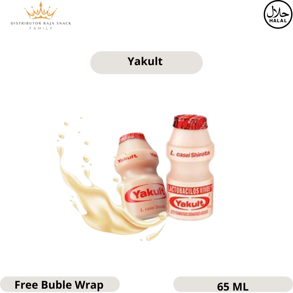 

YAKULT Minuman Probiotik (isi 5 pcs) Minuman Sehat dan Menyegarkan