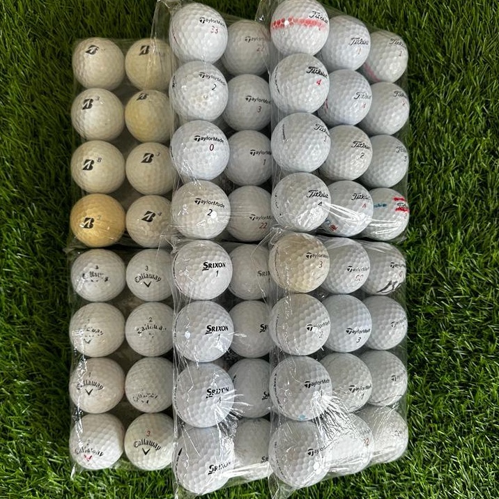 Top Quality  Bola Golf Bekas Murah Mixed Grade C Paket 1 Lusin 12pcs