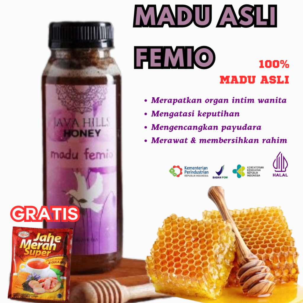 

MADU FEMIO PROMIL AMPUH CEPAT HAMIL MENYUBURKAN DAN PERBAIKI HORMON WANITA ATASI KISTA DAN KEPUTIHAN
