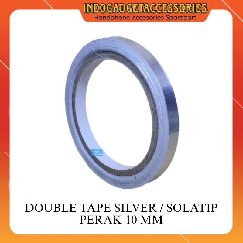 

DOUBLE TAPE SILVER / SOLATIP PERAK 10 MM