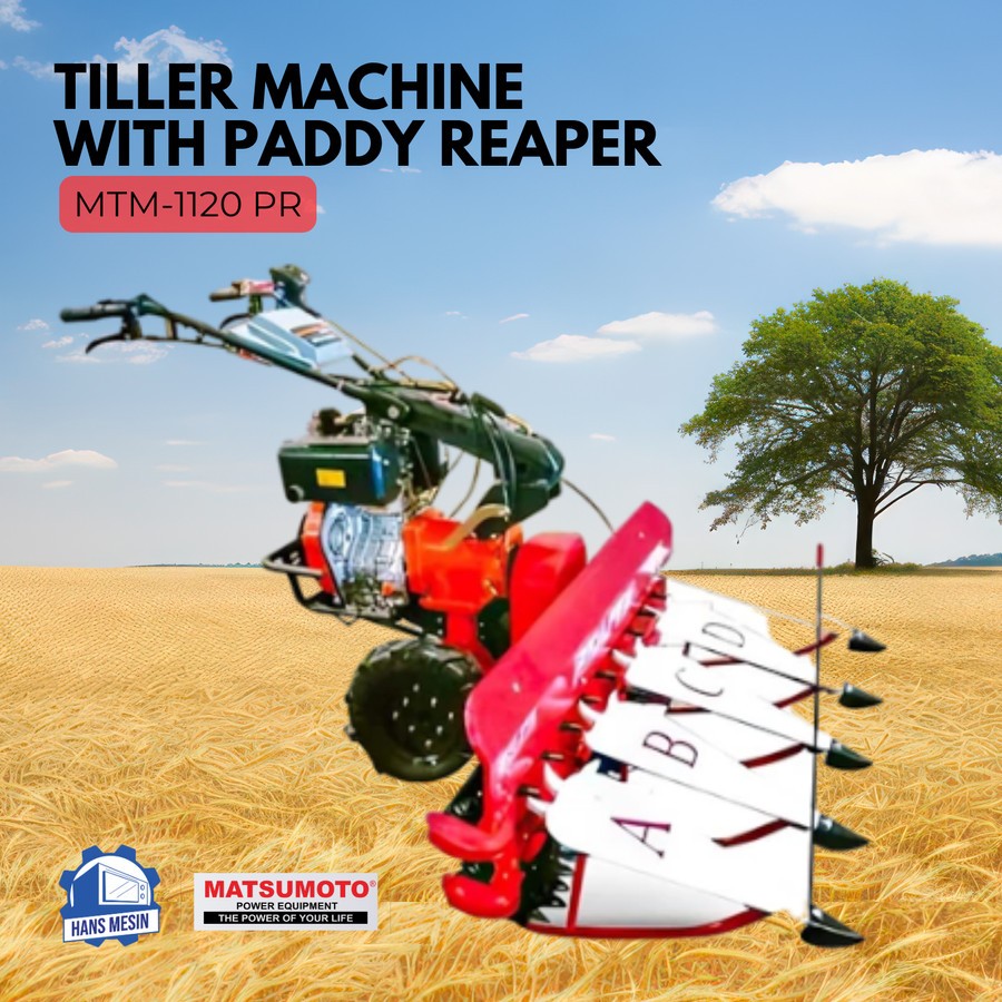 Mesin Potong Padi/ Paddy Reaper Matsumoto - PaddyReaper120 - +MTM 1100