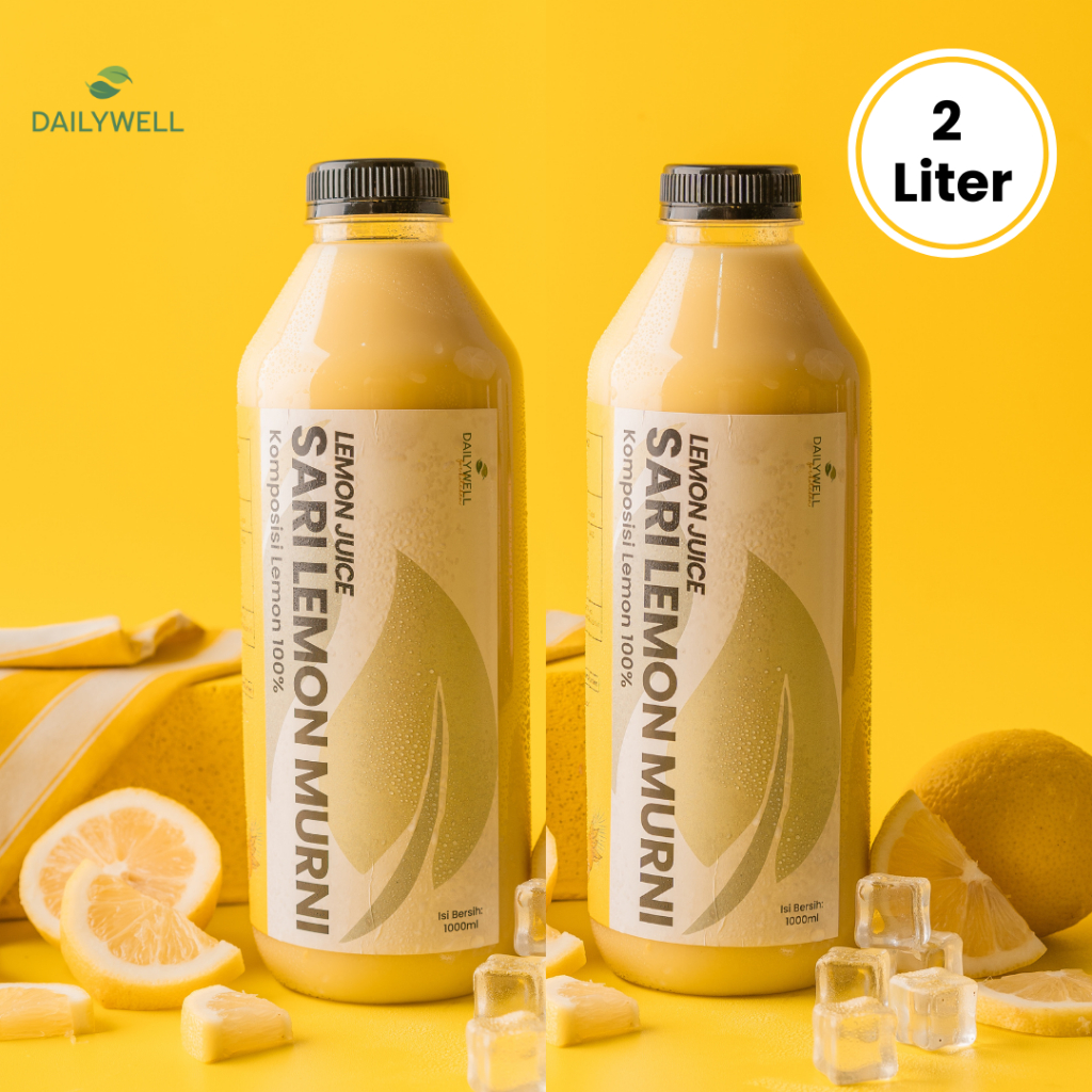 

Bundling 2 Dailywell Sari Lemon Murni 1 liter [pure lemon tanpa campuran air]