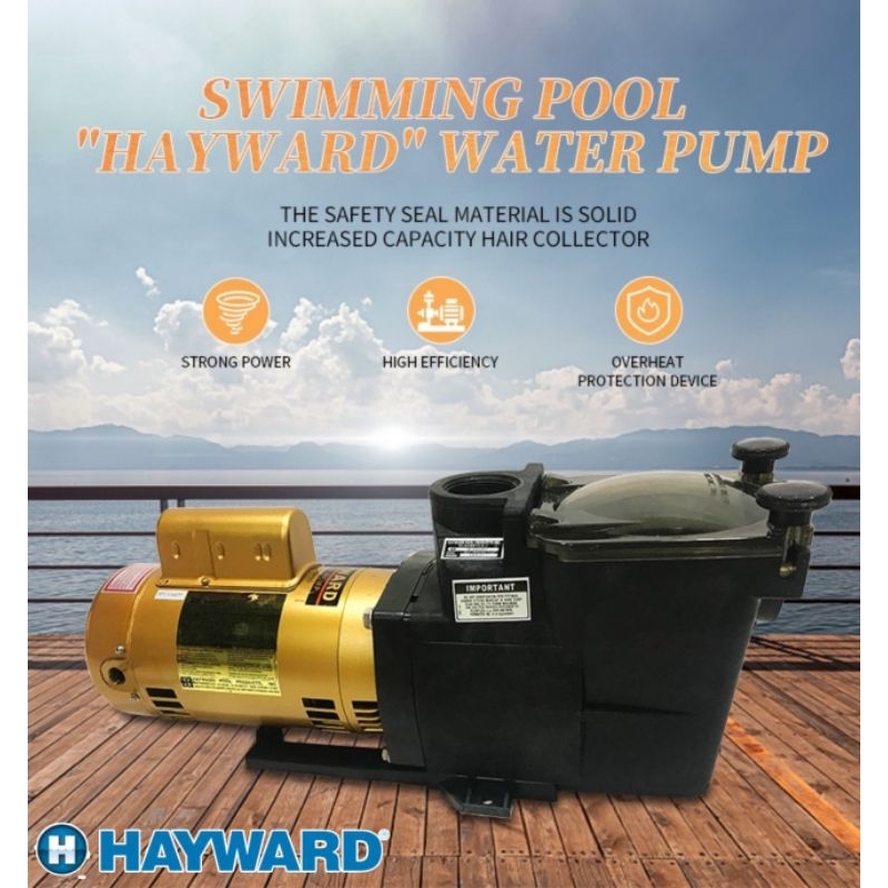 Pompa Kolam Renang Hayward 3HP - Model SP3004 Mesin Pompa Air Kolam Renang Hayward 3 HP 220V 1Phase