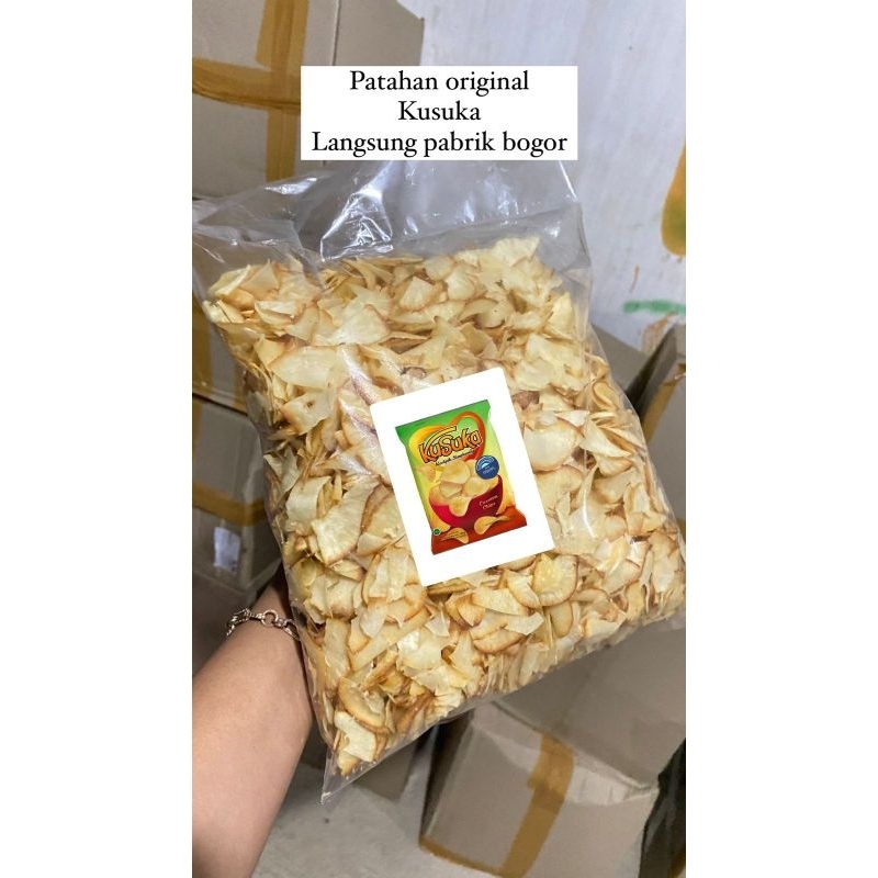 

Keripik Singkong KUSUKA Original 500gram Keripik Singkong Asin Gurih Renyah Isi 500gram cemilan snack snack kiloan