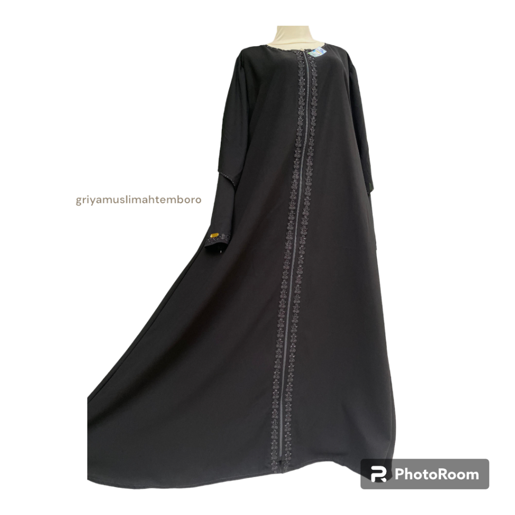 INAYA EXCLUSIVE ABAYA ZIPER MATA RESLETING