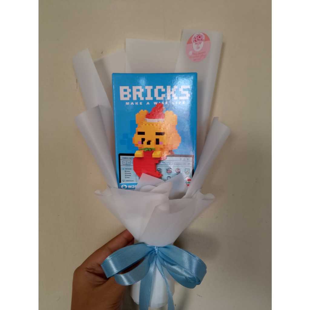

Bucket snack wisuda / ulang tahun Bricks Lego