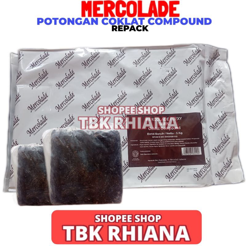 

Potongan Coklat Blok Mercolade 500gr