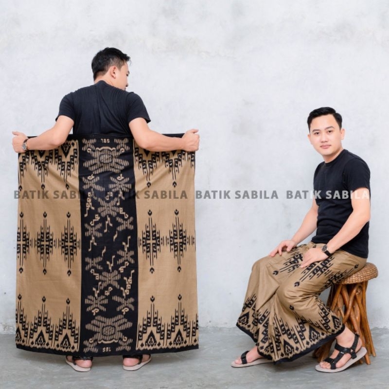 SARUNG KATUN MOTIF MACAN ASIA