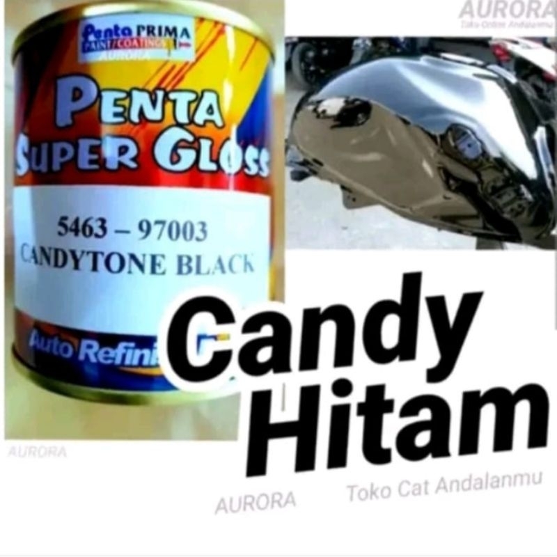 Cat Hitam Candy Black Penta Super Gloss 5463-97003 Candy Black