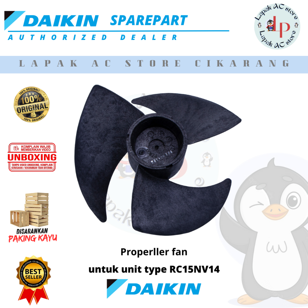 Blower Outdoor AC DAIKIN Thailand 1/2 PK RC15NV14